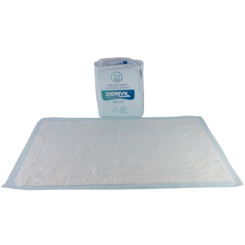Empapador desechable, Testado dermatológicamente, Impermeable y  absorbente, 20 uds., Blanco