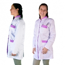 Pack 4 salvabolsillos enfermera para bata o pijama, morado, rosa, azul y  verde, Keens