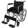 Silla de ruedas plegable | Autopropulsable | Ligera | Asiento de 44 cm | Negro | Valencia | Clinicalfy