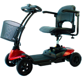 Scooter movilidad reducida | Auton. 10 km | 4 ruedas | Compacto y desmontable | 12Ah | 250W | Virgo | Mobiclinic
