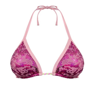 Bikini | Top | Hecho a mano | Magenta y rosa claro| Varias tallas | Boa | Quelton