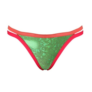 Bikini | Braguita| Hecho a mano | Frambuesa, verde y azul cielo | Varias tallas| Esencia | Quelton