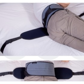 Cinturón de sujeción para la cama | Acolchado, cierre de hebilla | Camas de 90 cm