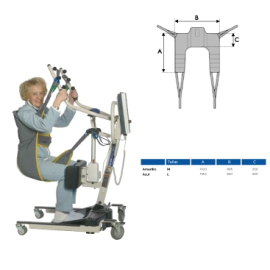 Arnés | Transferencia sentado | Acolchada | Con cinturón