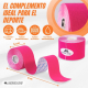 Pack de 2 Kinesiotape | Rosa y Azul | Impermeable | Venda neuromuscular | 5mx5cm | Mobitape | Mobiclinic - Foto 2