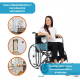 Silla de ruedas plegable | Ruedas grandes | Ortopédica | Ligera | Júcar | Clinicalfy - Foto 6