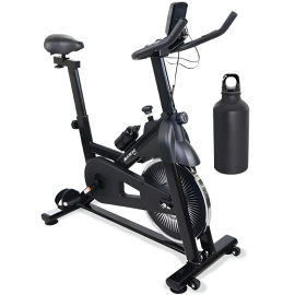 Bicicleta de spinning | Ajustable | Control de entrenamiento | Peso máx. 120 kg | Volante de inercia 6 kg | Teide | Mobiclinic