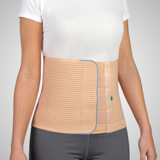 Banda abdominal | Tejido Transpirable | Con velcro | Beige | Varias tallas | FJ207 | Emo