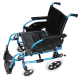 Silla de ruedas plegable | Ortopédica | Acero| Azul | Action1R 12maciza - Foto 1