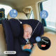 Silla coche infantil | Giro 360º | Reclinable | 40-150 cm | 0-12 años | Top Tether | Ajustable | Azul | Pandafix | Mobiclinic - Foto 4