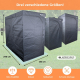 Growzelt | Wasserdicht | Schwarz | Nylon | Max. Belastung 28 kg | Abnehmbarer Boden | Haltestangen | Growbox | Mobiclinic - Foto 13