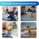 Home Gym Fitness Pack | Elastic Tubes | Pedalier | Klimmzugstangen | Mobiclinic - Foto 18