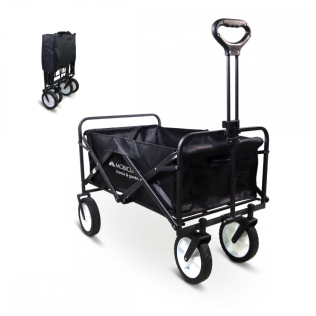 Transportwagen für Strand und Garten | Verstellbarer Griff | 85x54,5x75cm | Zusammenklappbar | 360º-Räder |Duna Pro | Mobiclinic