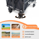 Transportwagen für Strand und Garten | Verstellbarer Griff | 71x47x67cm | Zusammenklappbar | 360º-Räder | Duna Basic| Mobiclinic - Foto 6