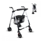 Top Rollator | Faltbar | Aluminium | Druckbremse | 4 Räder | Sitz und Rückenlehne | Blau | Dehesa | Mobiclinic - Foto 1