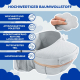 6-in-1-Babytrage | Atmungsaktiv | 0–36 Monate | Verstellbare Träger | Baumwolle | Tasche | Grau | Moley | Mobiclinic - Foto 4