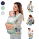 6-in-1-Babytrage | Atmungsaktiv | 0–36 Monate | Verstellbare Träger | Baumwolle | Tasche | Grün | Moley | Mobiclinic - Foto 1