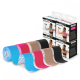 4er Pack Kinesiotape | Rosa, Blau, Schwarz und Beige | Neuromuskuläre Bandage | 5mx5cm | Mobitape | Mobiclinic - Foto 1