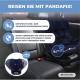 Kindersitz | 360° drehbar | Liegend | 40–150 cm | 0–12 Jahre | Top Tether | Verstellbar | Blau | Pandafix | Mobiclinic - Foto 3