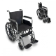 Fauteuil roulant pliant | Grandes roues | 46 cm | Gris | Marsella | Mobiclinic - Foto 1