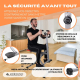 Équipement de musculation | Squats | Fessiers | Pliable | Guidon réglable | Acier | Max. 100kg | VitalFit | Mobiclinic - Foto 5