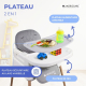 Chaise haute bébé | Évolutive | Pliable | 3 en 1 | Plateau réglable | Sangles de sécurité | Voyage | Jeu | Kiara | Mobiclinic - Foto 6