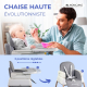 Chaise haute bébé | Évolutive | Pliable | 3 en 1 | Plateau réglable | Sangles de sécurité | Voyage | Jeu | Kiara | Mobiclinic - Foto 7