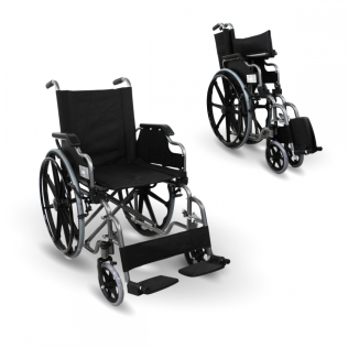 Fauteuil roulant pliant | Accoudoirs pliants | Grandes roues | Orthopédique | Premium | Giralda | Mobiclinic