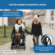 Fauteuil roulant pliant | Accoudoirs pliants | Grandes roues | Orthopédique | Premium | Giralda | Mobiclinic - Foto 4