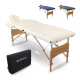 Table de massage pliante | Kinesithérapie | Bois | Revêtement similicuir | 186x60 cm | Crème | CM-01 Light | Mobiclinic - Foto 1