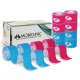 Pack de 2 Kinesiotape | Rose et Bleu | Bandage Neuromusculaire | 5mx5cm | Mobitape | Mobiclinic - Foto 1