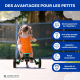 Tricycle 5 en 1 | Évolutif | Guidon siège réglable |Max 25kg | Léger | 1 an et demi-5 ans | Bleu | Chase | Mobiclinic - Foto 6