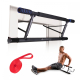 Barre de traction|Max 200kg|Réglable|Inlays et EVA|Sans outils|Elastiques inclus|Pliable|Noir et Bleu|K5|Mobiclinic - Foto 1