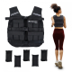 Gilet lesté | 10 kg | Poids réglable | Respirant | Rembourré | Adaptable | Iron10 | Noir | Mobiclinic - Foto 1