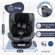 Siège auto pour enfant | Pivotant 360º | Inclinable | 40-150cm | 0-12ans | Top Tether | Réglable | Noir | Pandafix | Mobiclinic - Foto 2