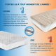 Surmatelas | Confort | Deux faces | Chaleur | Fraîcheur | Hauteur 5cm | Lin naturel | Respirant Vicosoft | Rêveur | Mobiclinic - Foto 8