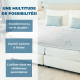 Surmatelas | Confort | Deux faces | Chaleur | Fraîcheur | Hauteur 5cm | Lin naturel | Respirant Vicosoft | Rêveur | Mobiclinic - Foto 9