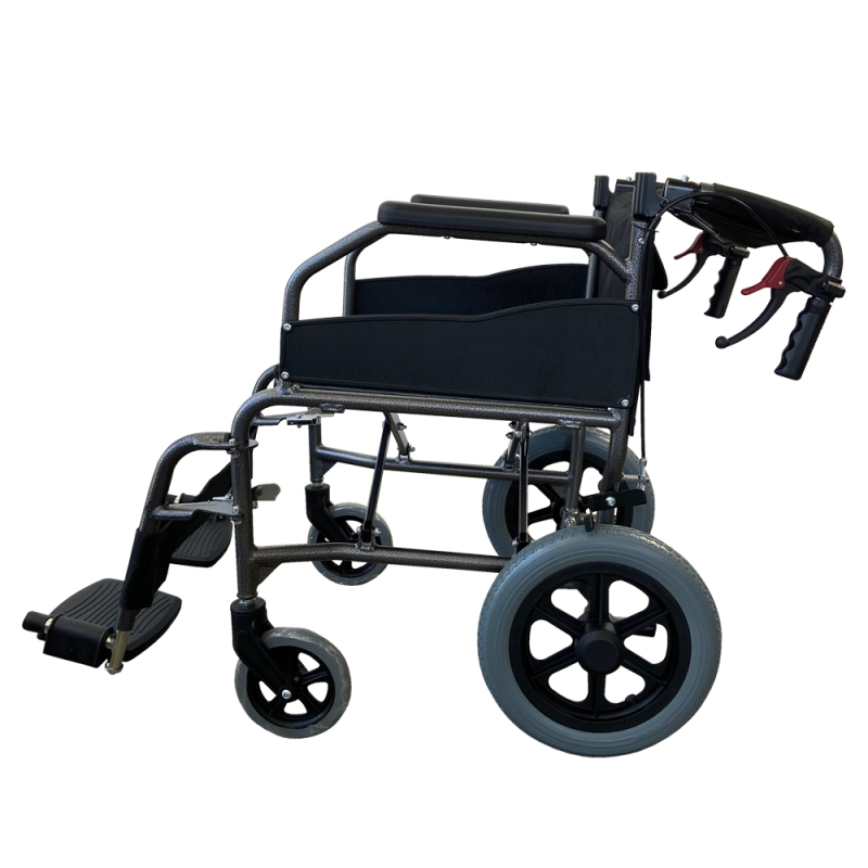 Rollstuhl, Aluminium, Kleine Räder, Abnehmbare Fußstützen und klappbare  Rückenlehne, Museo, Deluxe