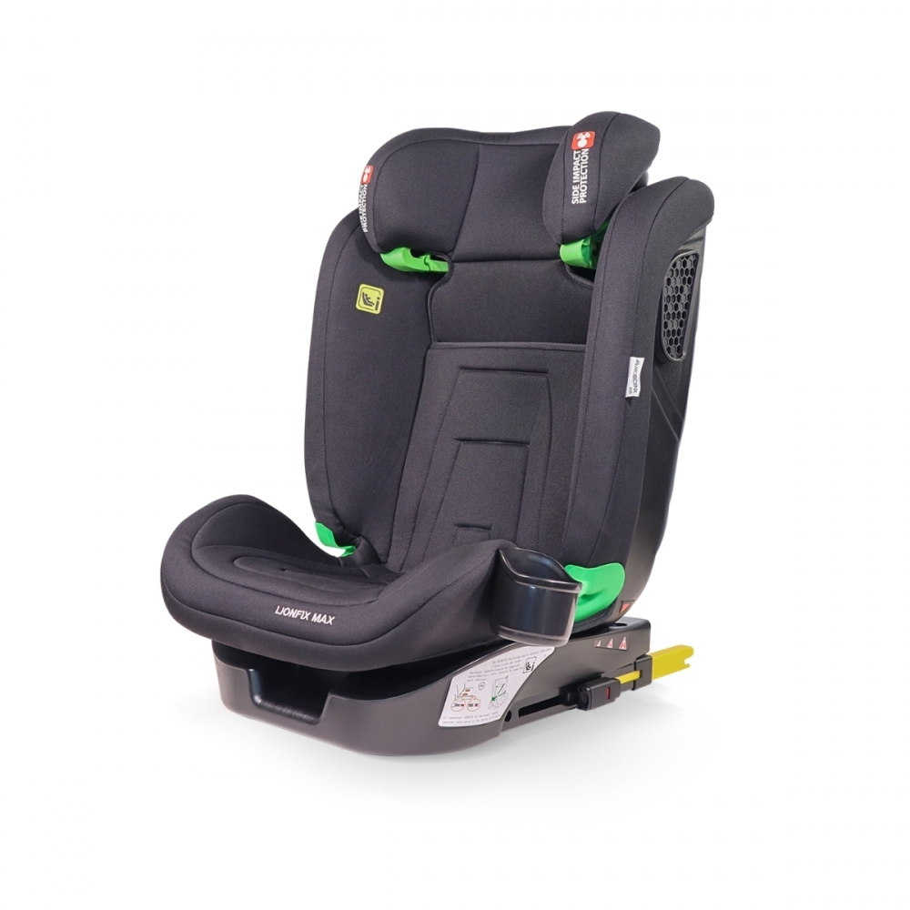Kinderautositz | IsoFix | | | Positionen Max cm | Seitenschutz 100-150 10 | | Mobiclinic I-Size Lionfix