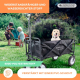 Transportwagen für Strand und Garten | Verstellbarer Griff | 85x54,5x75cm | Zusammenklappbar | 360º-Räder |Duna Pro | Mobiclinic - Foto 8