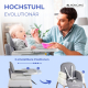 Babyhochstuhl | Evolutionär | Faltbar | 3 in 1 | Verstellbares Tablett | Sicherheitsgurte | Reisen | Spiel | Kiara | Mobiclinic - Foto 7