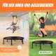 Rundes Fitness-Trampolin |Faltbar |Max. 150 kg |Verstellbare Armlehne |Abnehmbar | 101x101x118cm |Kangumobi |Mobiclinic - Foto 6