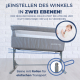 Beistellbett | Höhenverstellbar | Seitliche Öffnung | Bis zu 15 kg | Tragetasche | Einfache Montage | Moon | Mobiclinic - Foto 6