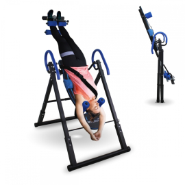 Inversionstisch |Klappbar|Verstellbar 131–190 cm |Max. 150 kg|Neigung 180º| Maximale Sicherheit| Stahl |Flexicare |Mobiclinic