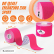 2er Pack Kinesio-Tape | Rosa und Blau | Neuromuskuläre Bandage | 5mx5cm | Modell: Mobitape | Mobiclinic - Foto 2