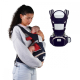 6-in-1-Babytrage | Atmungsaktiv | 0–36 Monate | Verstellbare Träger | Baumwolle | Tasche | Blau | Moley | Mobiclinic - Foto 1