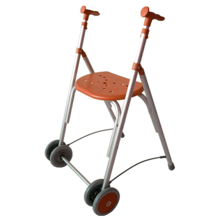 Rollator | Aluminium | Faltbar | Lachsfarben | Kamaleon | FORTA