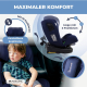 Kindersitz | 360° drehbar | Liegend | 40–150 cm | 0–12 Jahre | Top Tether | Verstellbar | Blau | Pandafix | Mobiclinic - Foto 5