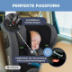 Kinderautositz | 360° drehbar | Liegend | 40–150 cm | 0–12 Jahre | Top Tether | Verstellbar | Schwarz | Pandafix | Mobiclinic - Foto 4