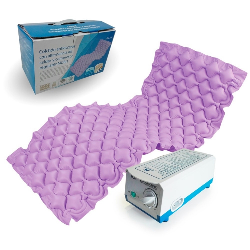 Matelas anti escarre pour lit médicalisé | À air alterné | Avec